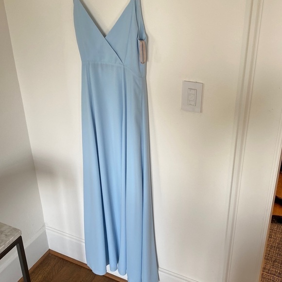 NEW! Fame and Partners Tilbury Dress in Sky Blue size 8 nwt prom - Picture 8 of 12